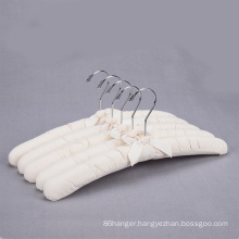 White Satin paddded Coat wedding/formal dress Hangers